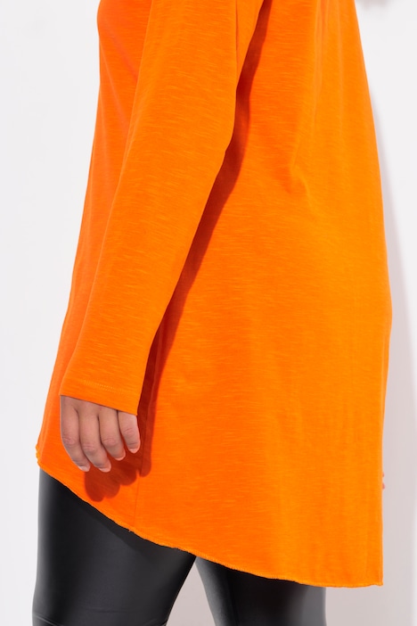 Longshirt, bequeme Passform, Rundhals, Langarm