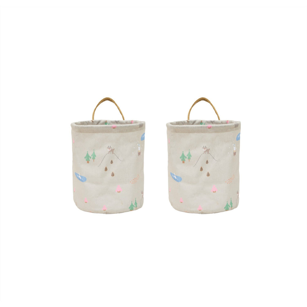 Køb OYOY Deer & Duck Opbevaring Kurv Small 2-Pak