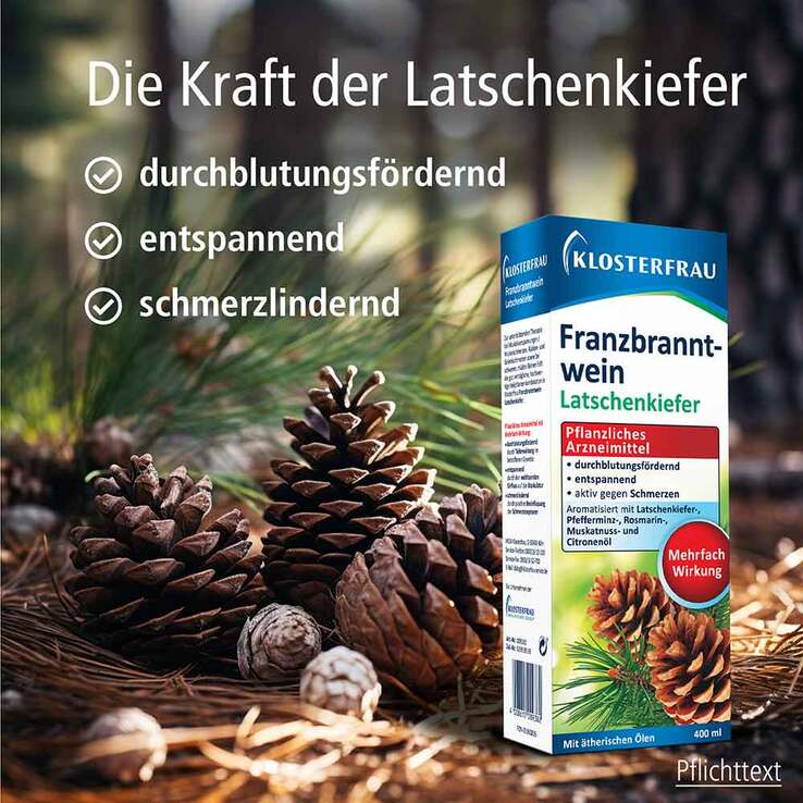 Klosterfrau Franzbranntwein Latschenkiefer, 400 ml