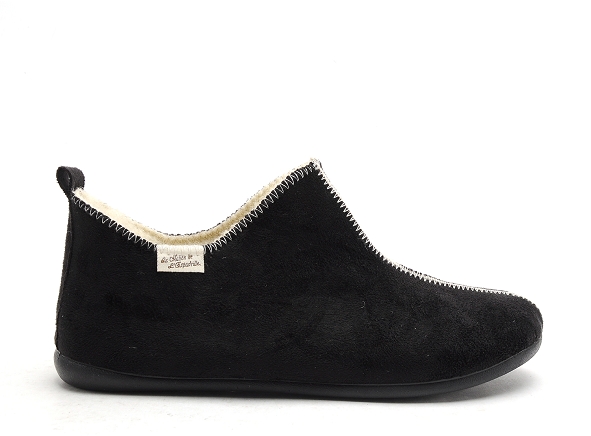 La maison de l espadrille chaussons femme 6030 6 fem noir