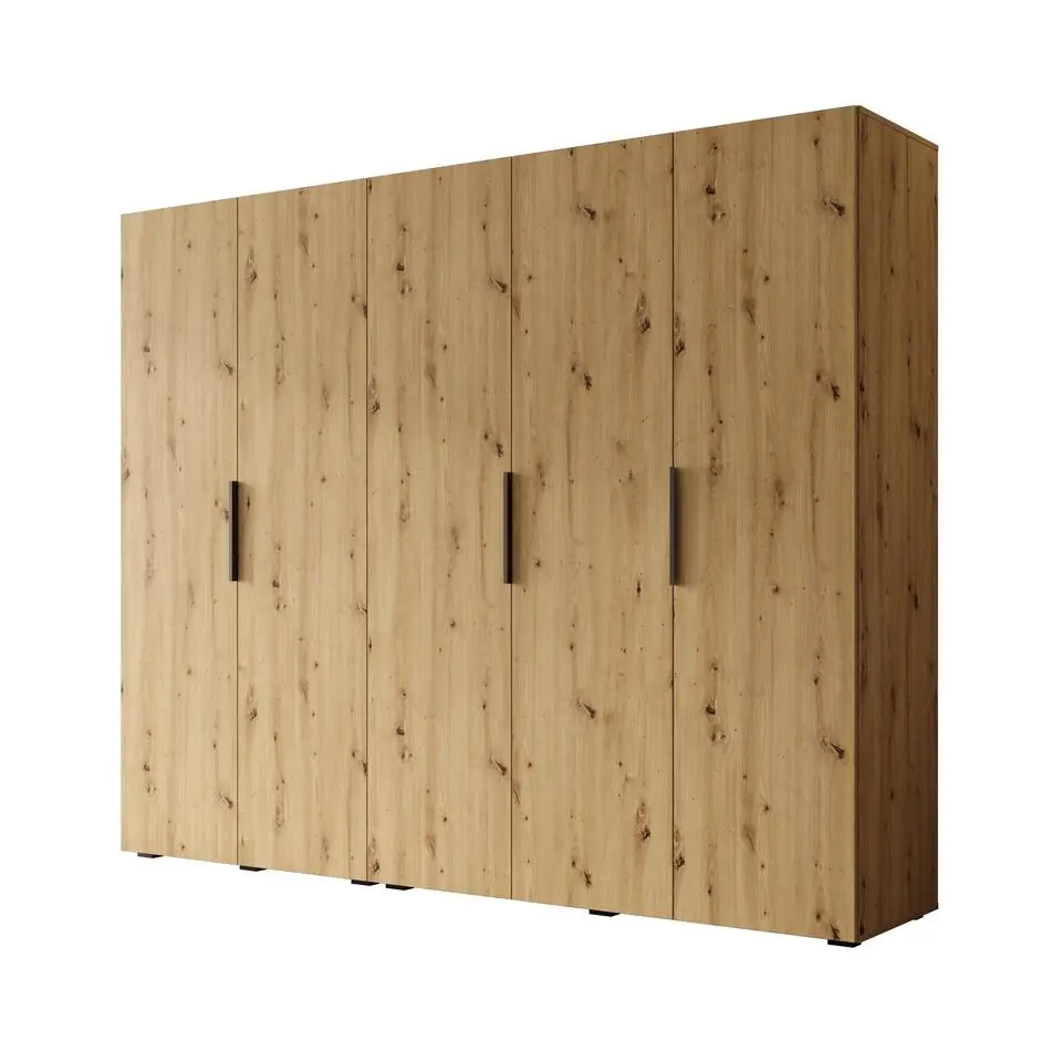 Meubella - Kledingkast Marquesa - Eiken - 250 cm