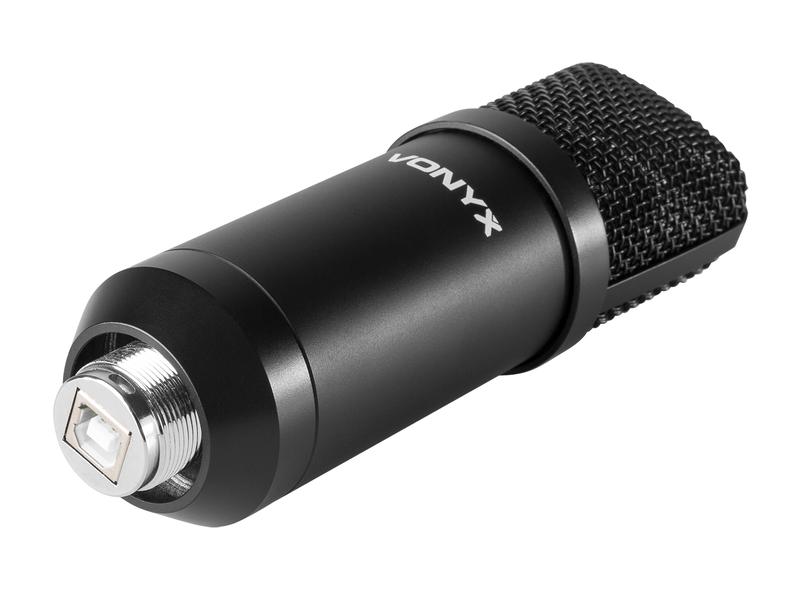 Vonyx Kondensatormikrofon CMS300B Studio-Set Schwarz Kondensator Studiomikrofon Set