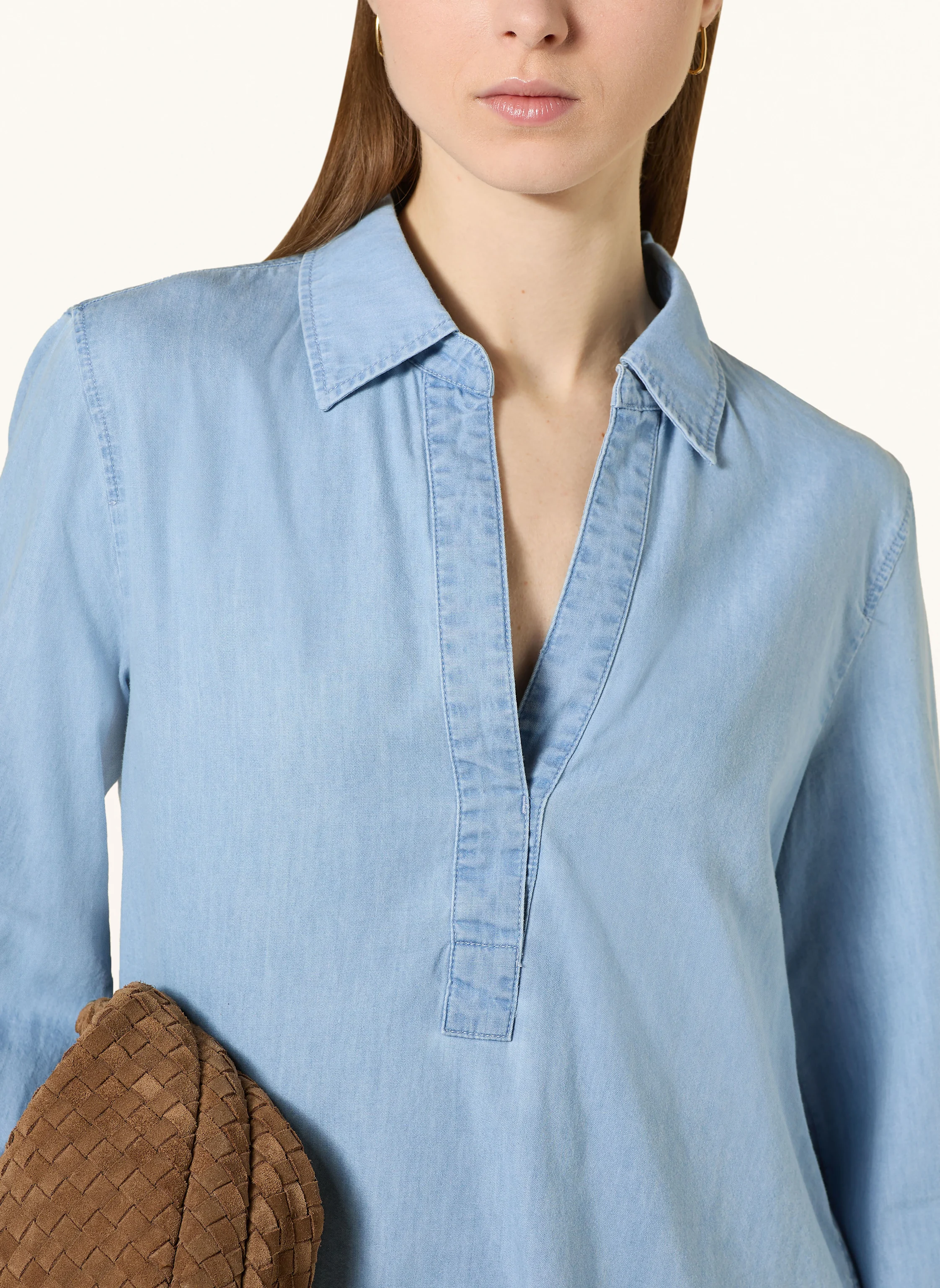 Marc O'Polo Blusenshirt in Jeansoptik
