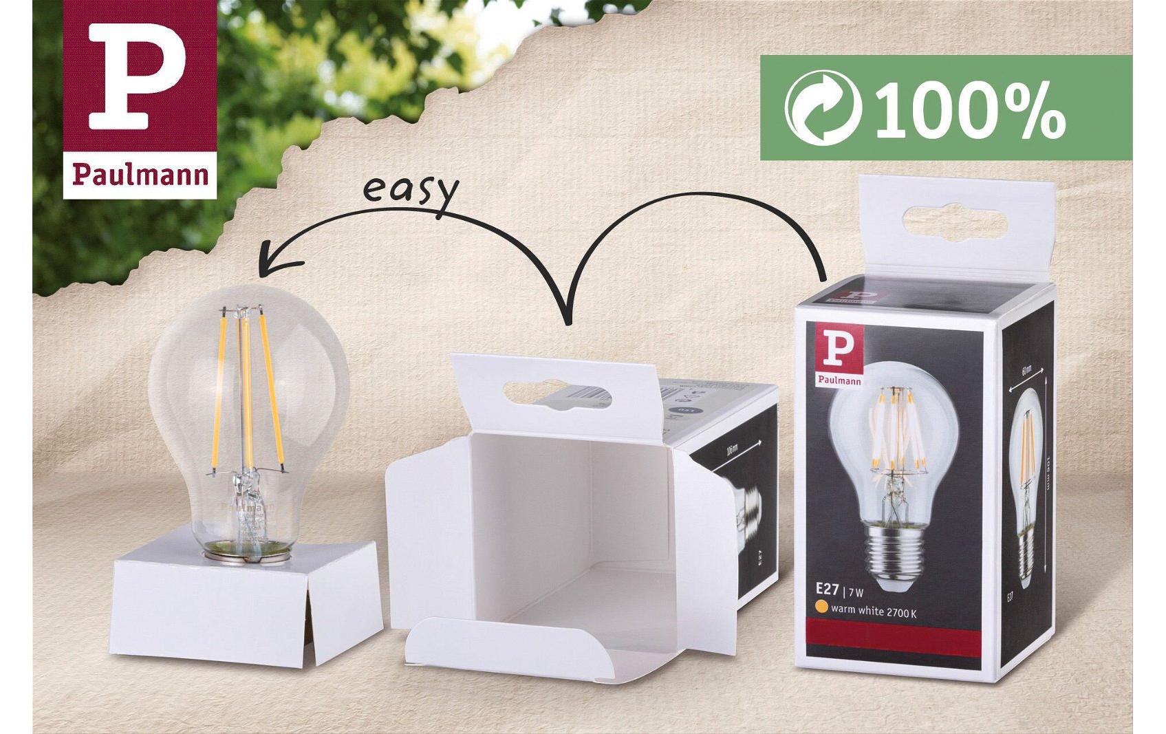 Floating Shine LED Globe E27 2.8W 1800K GoldLED Leuchtmittel