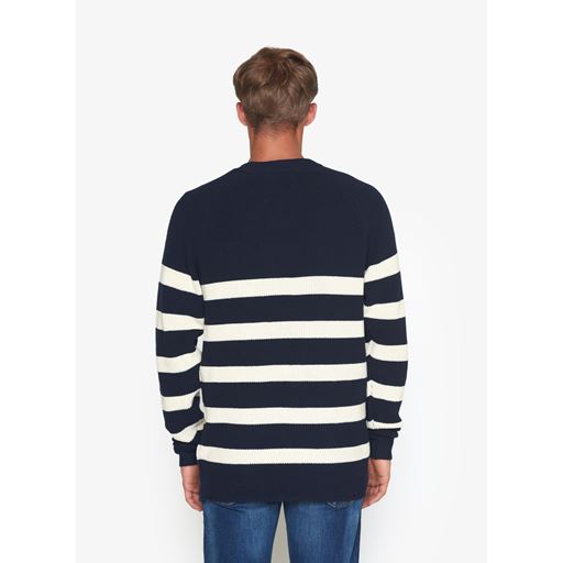 Signal Kalvin Rib Stripe Strik, Deep Marine, 3XL