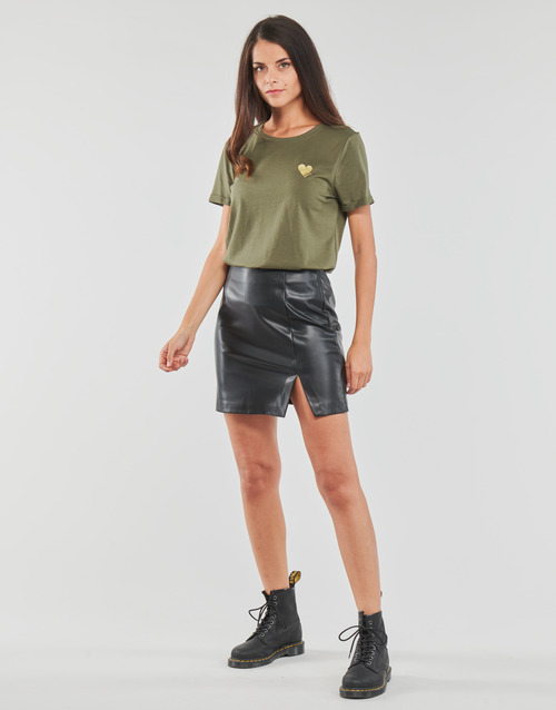 Only - ONLLINA FAUX LEATHER SKIRT CC OTW - Noir
