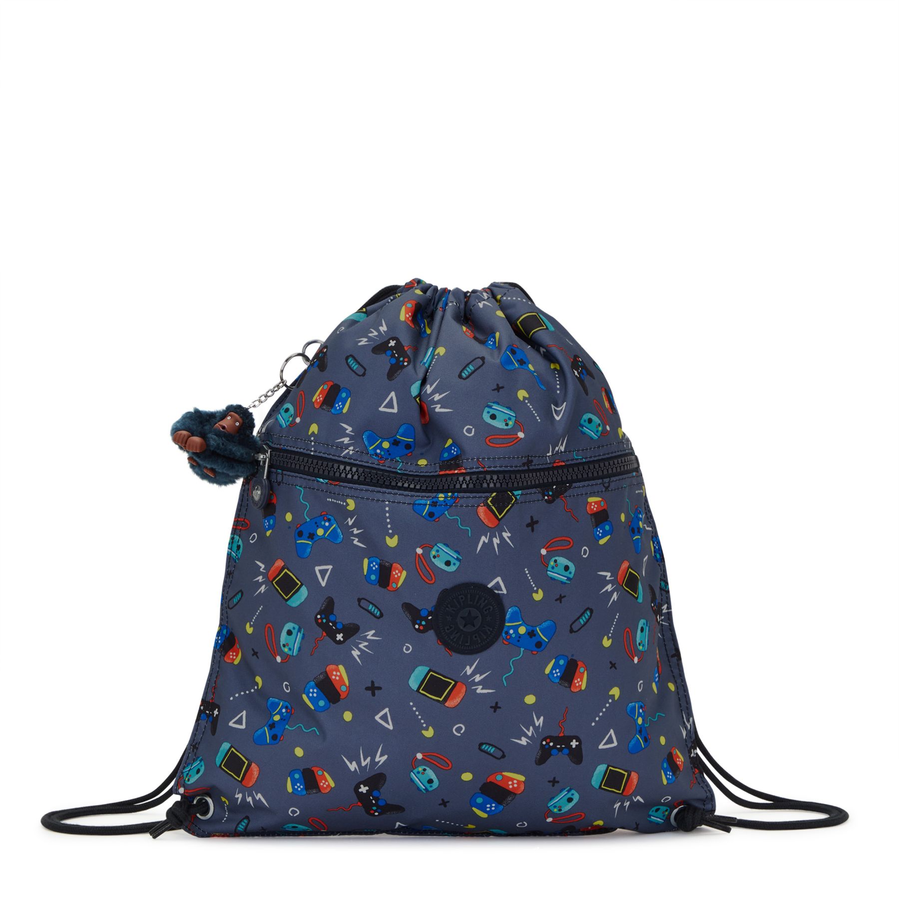 SUPERTABOO Sac moyen avec cordon de serrage - Gaming Grey
