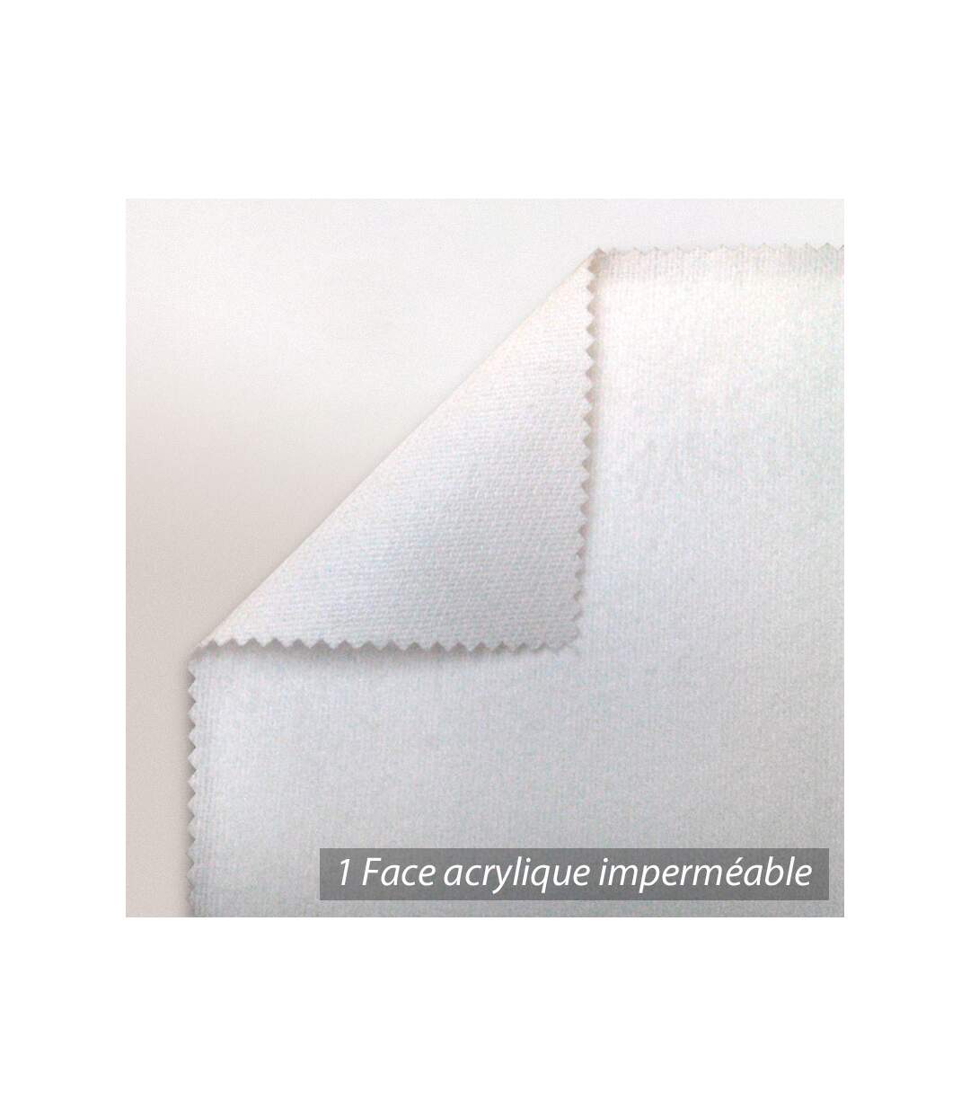 Protège matelas imperméable Antony blanc 140x200 Bonnet 30cm