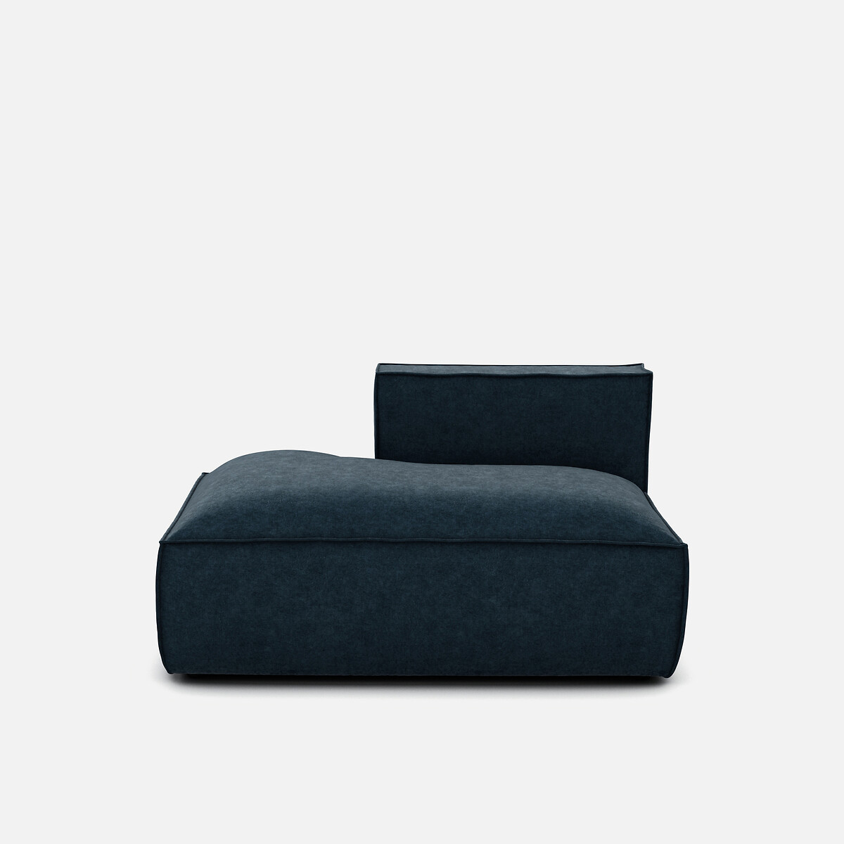 LA REDOUTE INTERIEURS<br>Sofá lounge esquerda, veludo texturizado, Seven