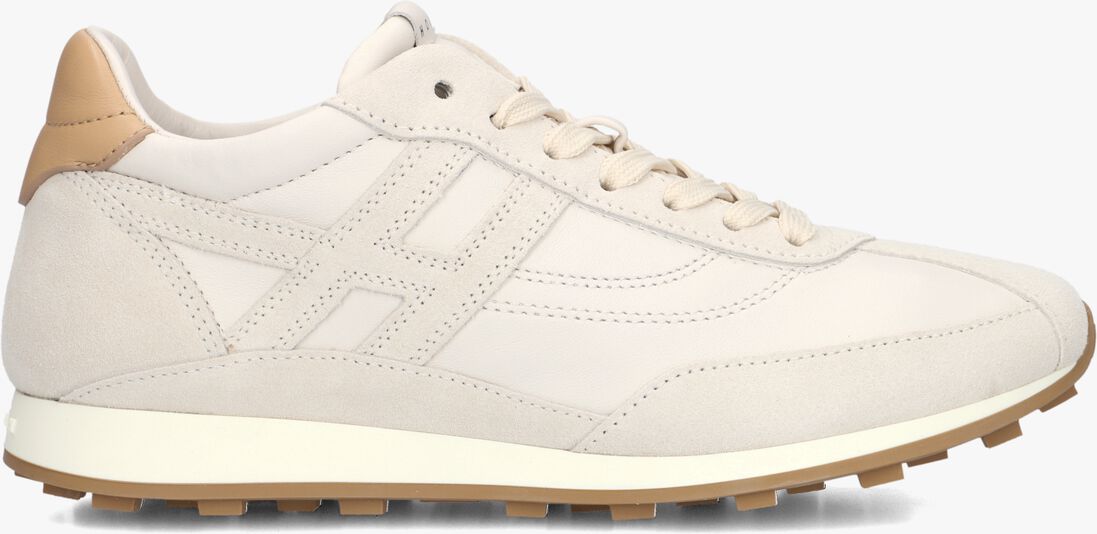 beige hogan lage sneakers h699 allacciato h
