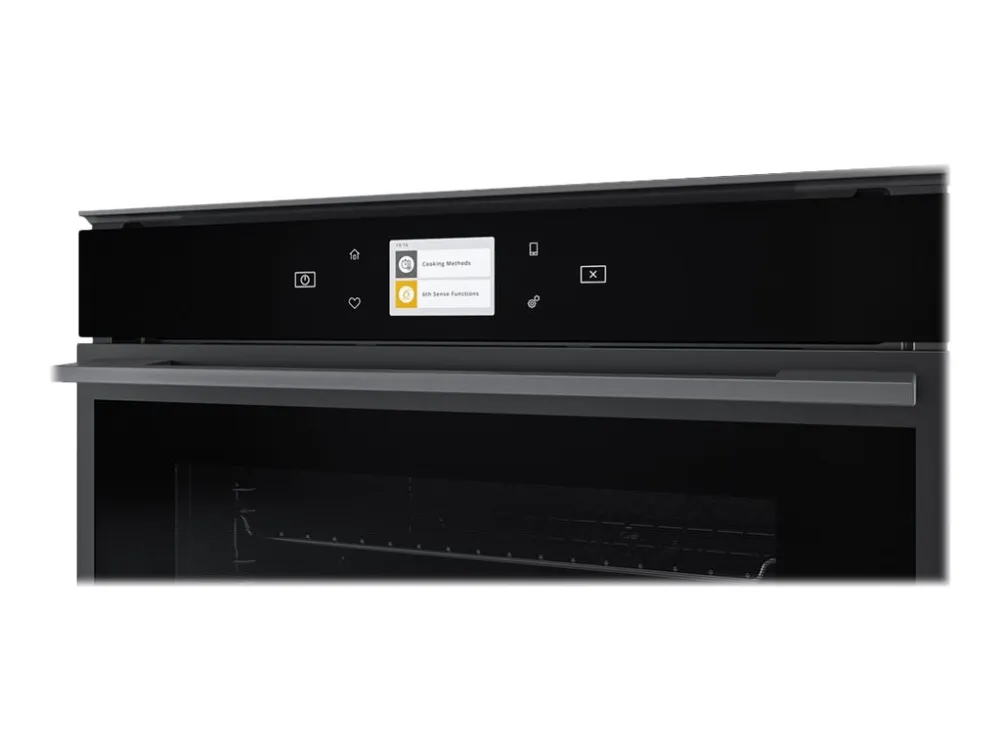 Whirlpool W Collection W9 OM2 4S1 P BSS - Ovn - til indbygning - niche - bredde: 56 cm - dybde: 55 cm - højde: 58.3 cm - med selv-rengøring - Klasse A  - sort stål
