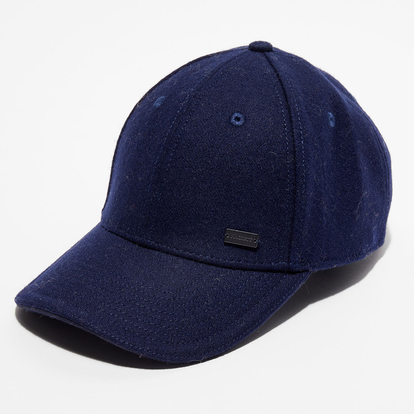 Hackett London Casquette en Laine mélangée Feutre bleu marine