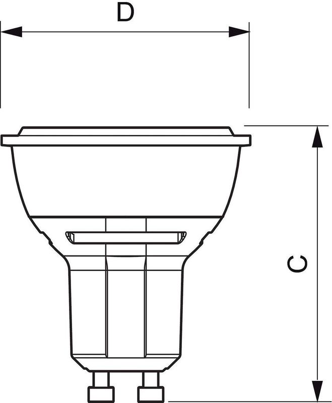 Philips - MASTER LED MV - LEDspot - GU10 - Warm Wit - 3,7 Watt