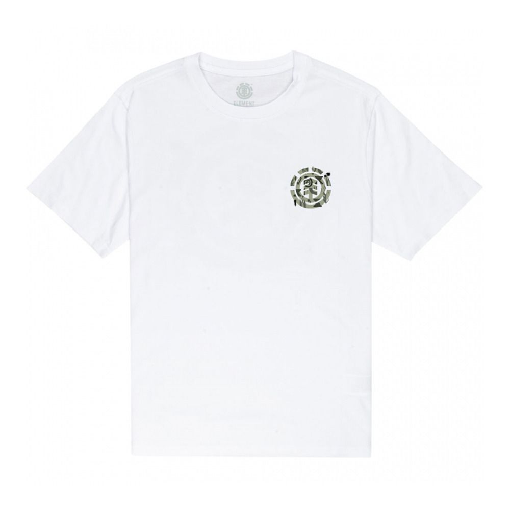 Element GEO FILL - Tee-shirt Homme optic white