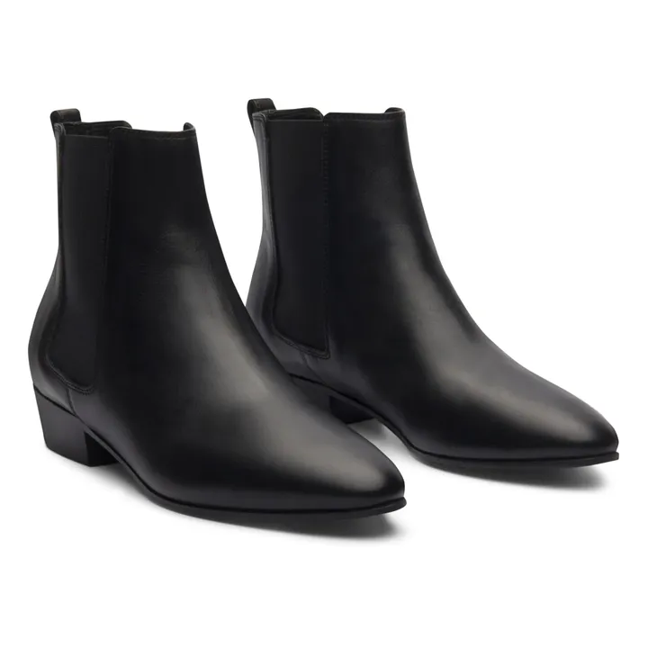 Rivecour Boots Cuir N°66 | Noir