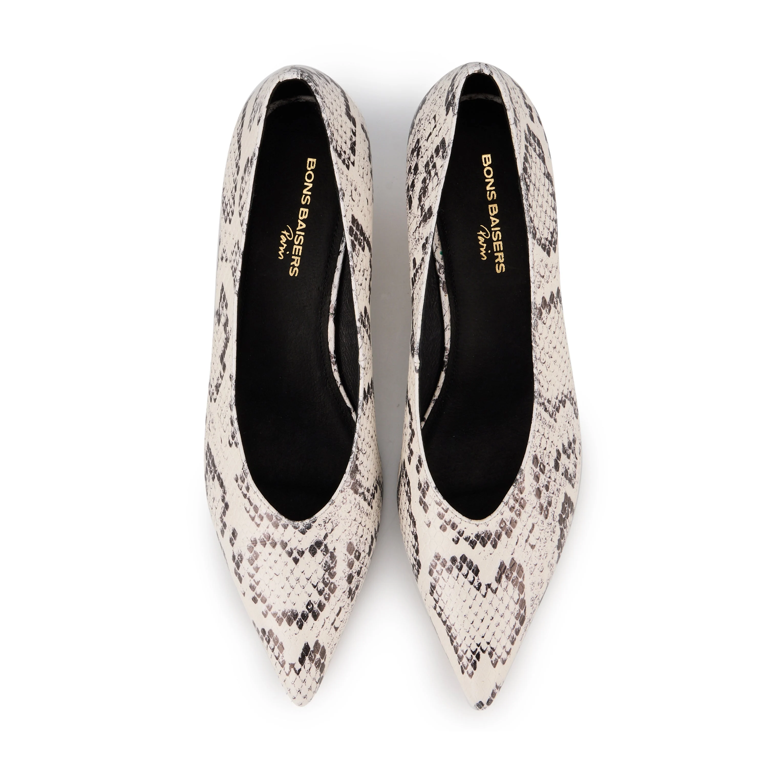 MARTA CUIR FAÇON PYTHON ET - Escarpins en cuir | Multicolore