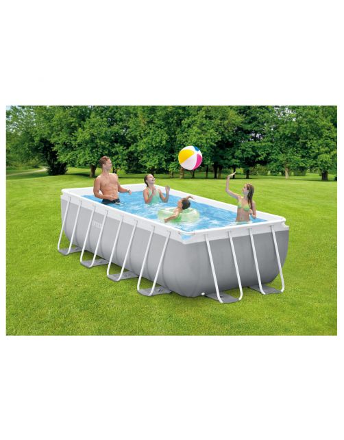 Intex Zwembad Prism Frame Premium - Rechthoekige Frame Baden - 400x200x100 cm