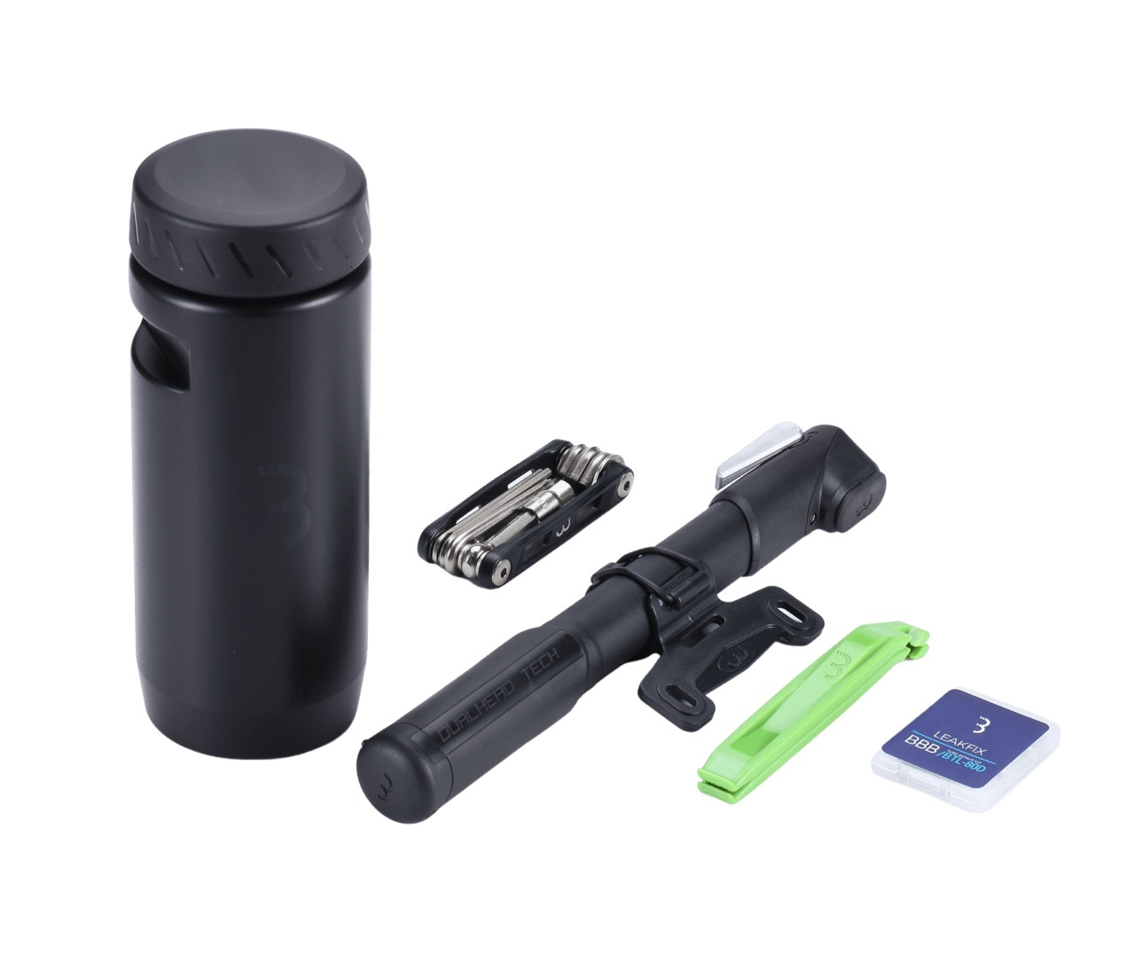 BBB Cycling BSB-64 Tools & Tubes CombiSet Zwart L