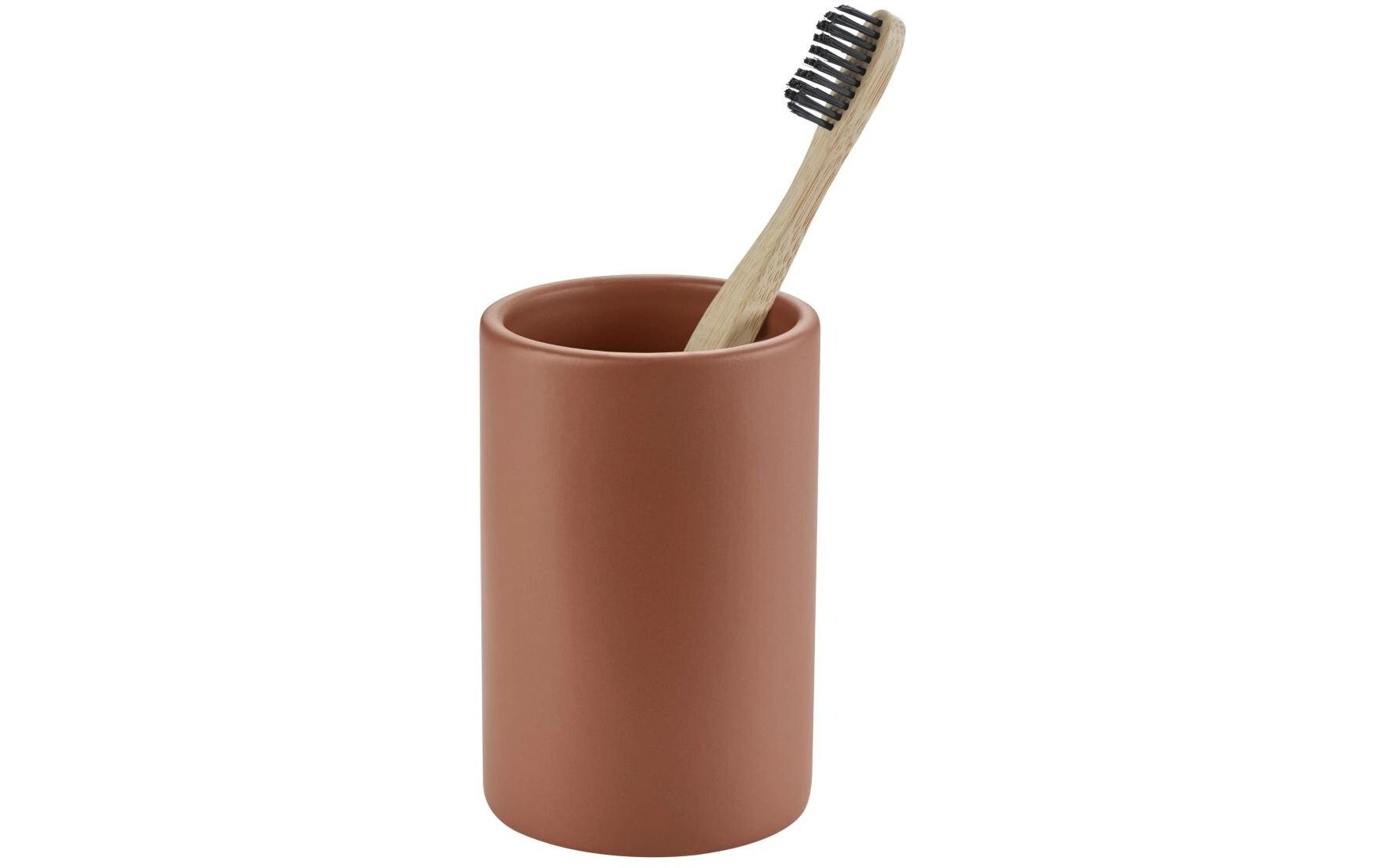 Zahnputzbecher Zylo TerracottaZahnbürstenhalter