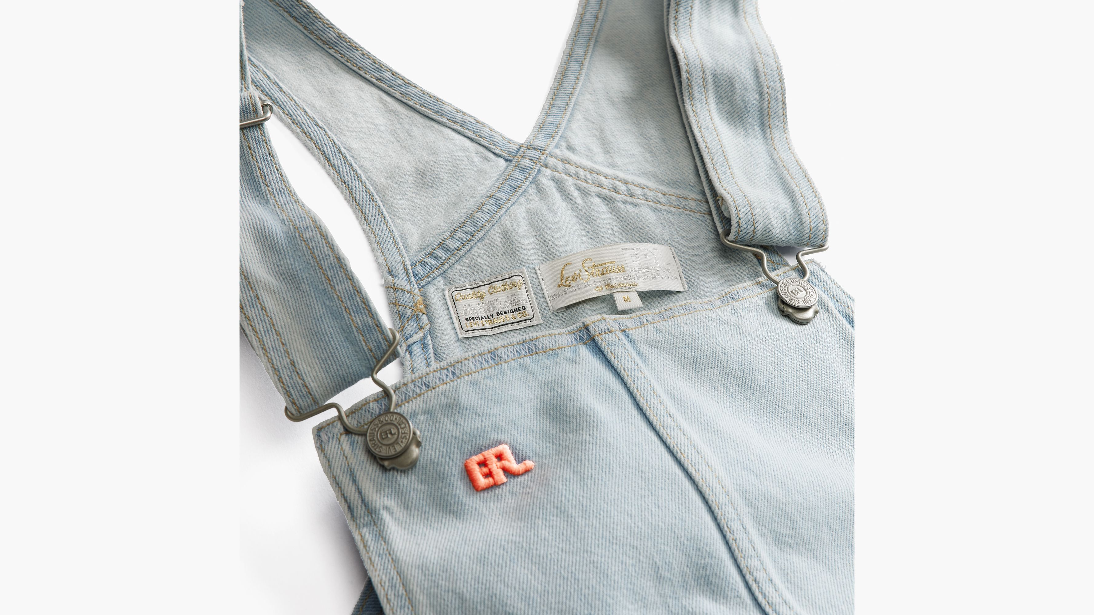 Levi's® x ERL Salopette Denim - Light Indigo - Bleu