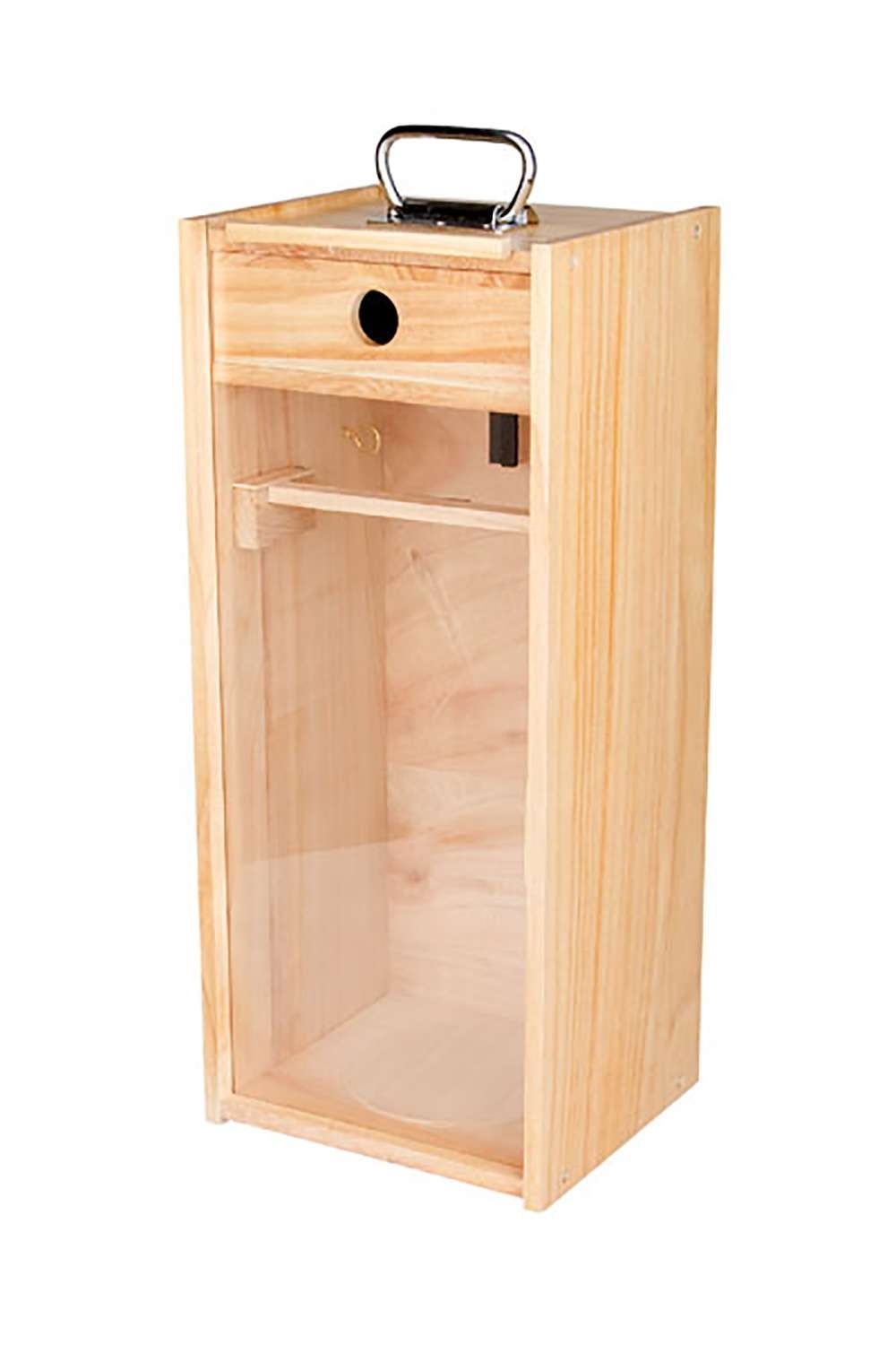 Petromax Holzbox mit Plexiglasscheibe für Petromax-Lampe HK350/HK500