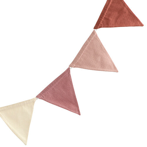 Sebra vlaggenslinger blossom pink