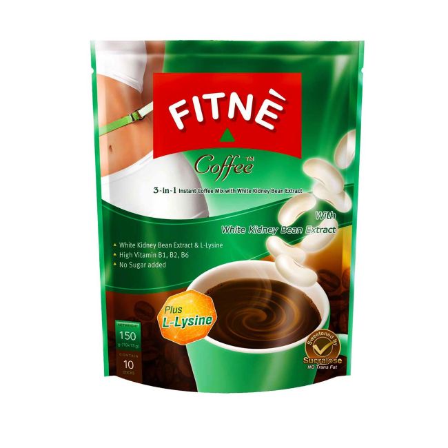 Fitne Instant Koffie Mix met Extract van Witte Bonen 150g