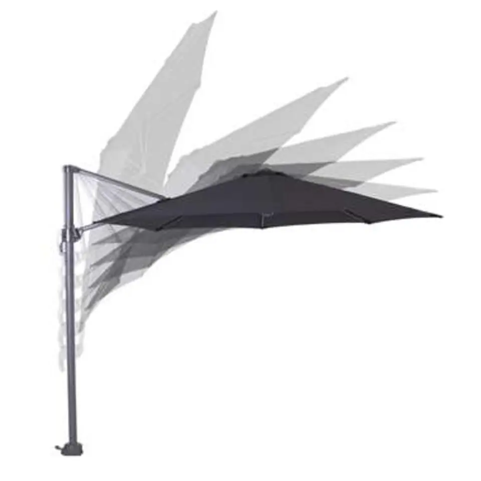 Garden Impressions Hawaii zweefparasol S Ø300 cm zwart