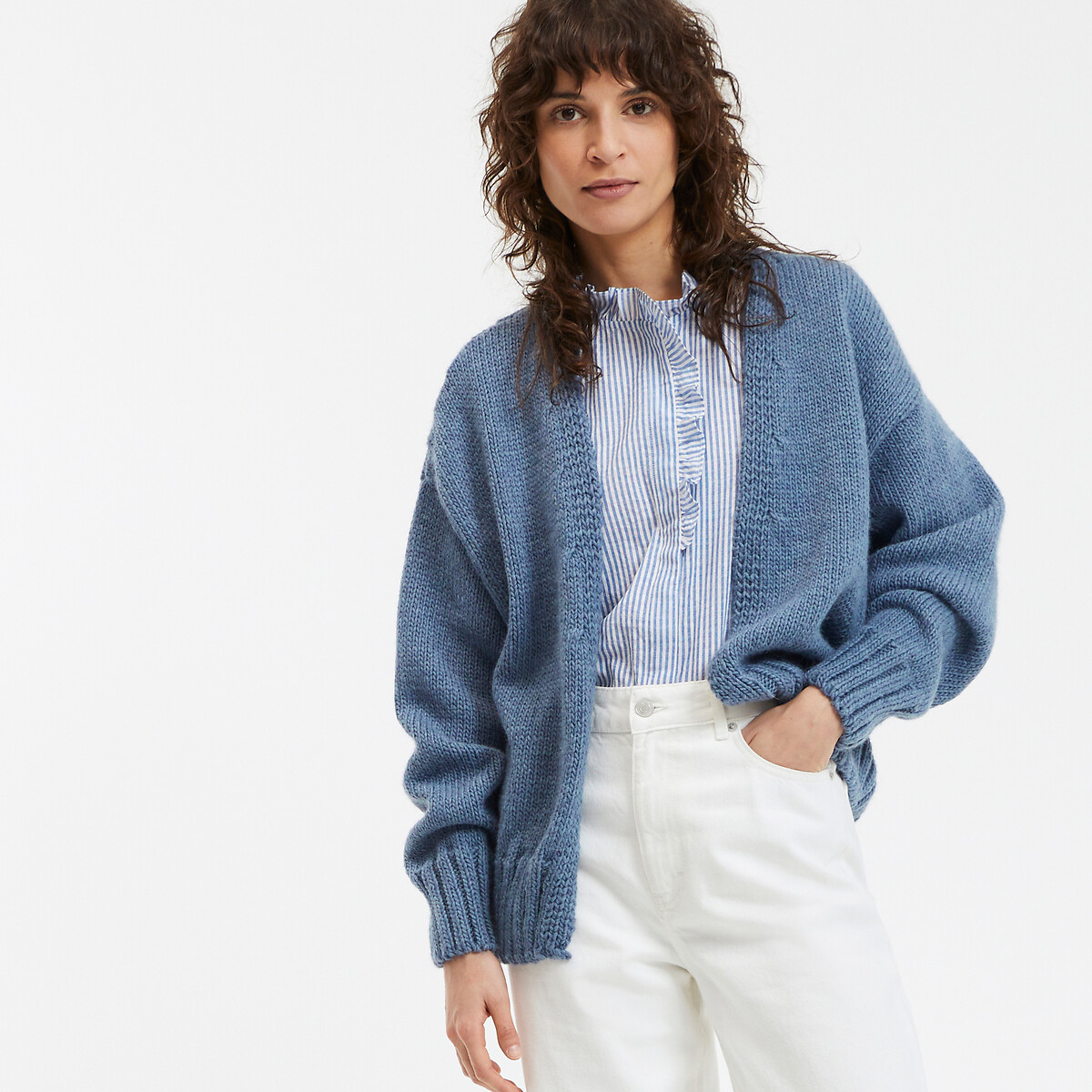 COLEÇÕES LA REDOUTE<br>Colete Cardicool, malha grande