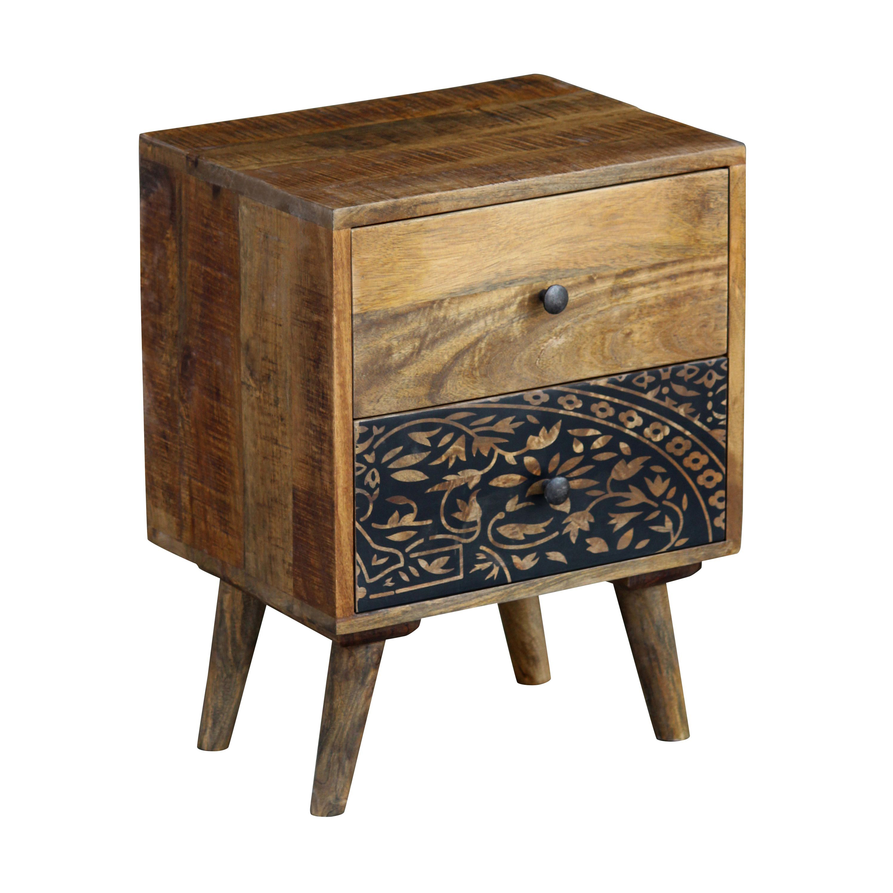 Nachttisch Holz Vintage AUSTIN