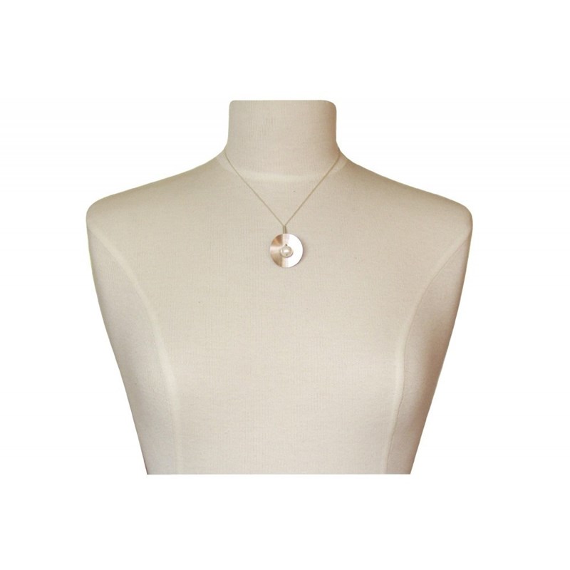 Collier Argent Nénuphar Perle de Culture 8-9mm - Classics