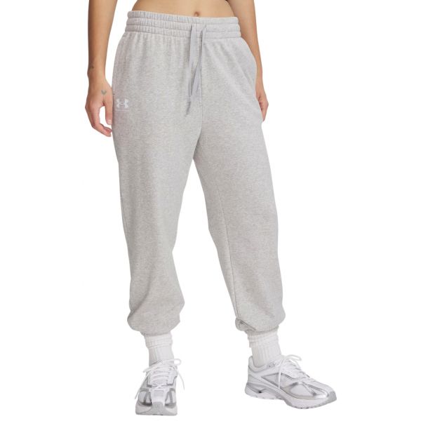 Under Armour Calças Ua Rival Terry Jogger 1382735-011 L Cinzento