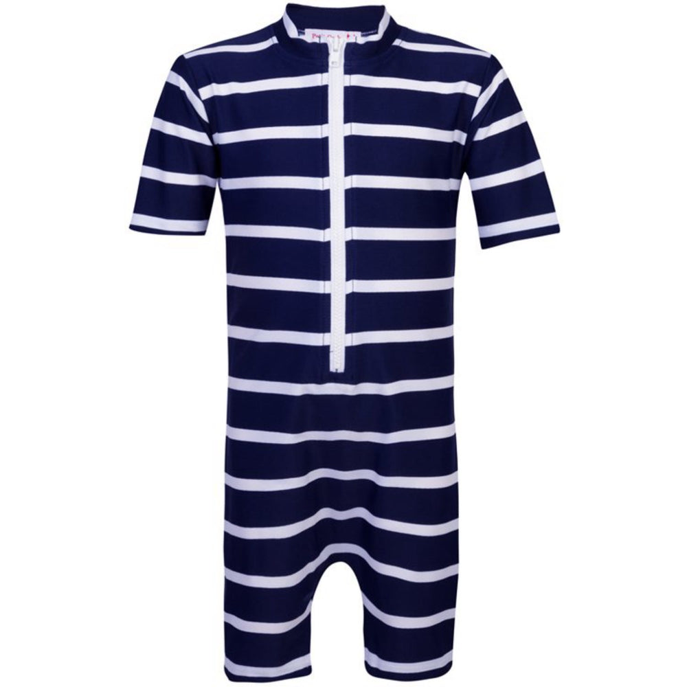 Blue/White Bade Heldragt - Petit Crabe → Luksusbaby.dk