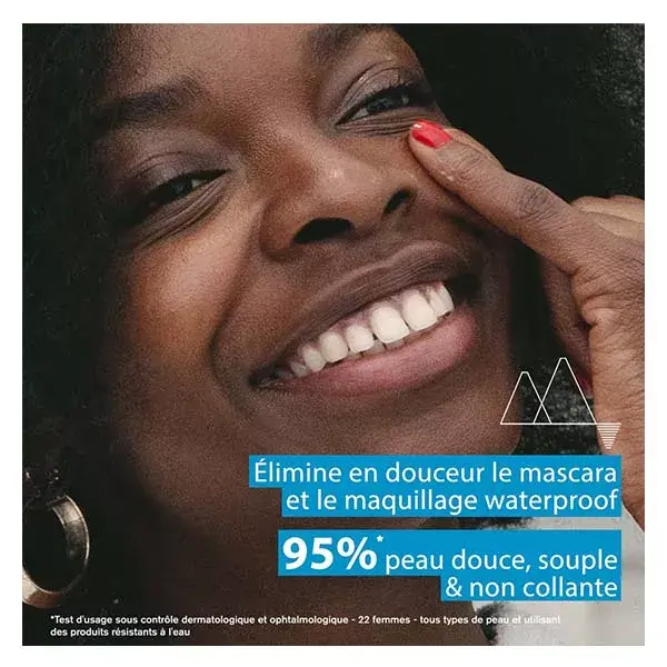 Demaquilante bifásico à prova d'água Uriage para olhos sensíveis, 100ml
