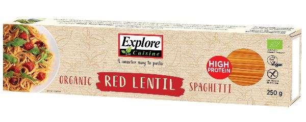 EXPLORE CUISINE Spaghetti aus Roten Linsen<br>250 g, Bio
