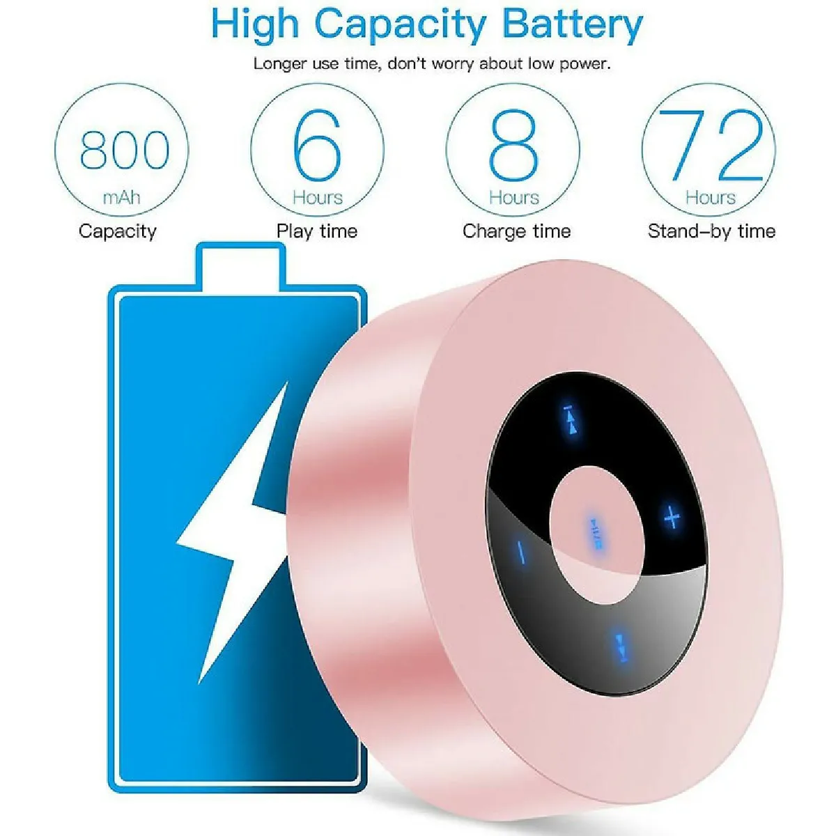 Chrono Enceinte Portable - Or Rose