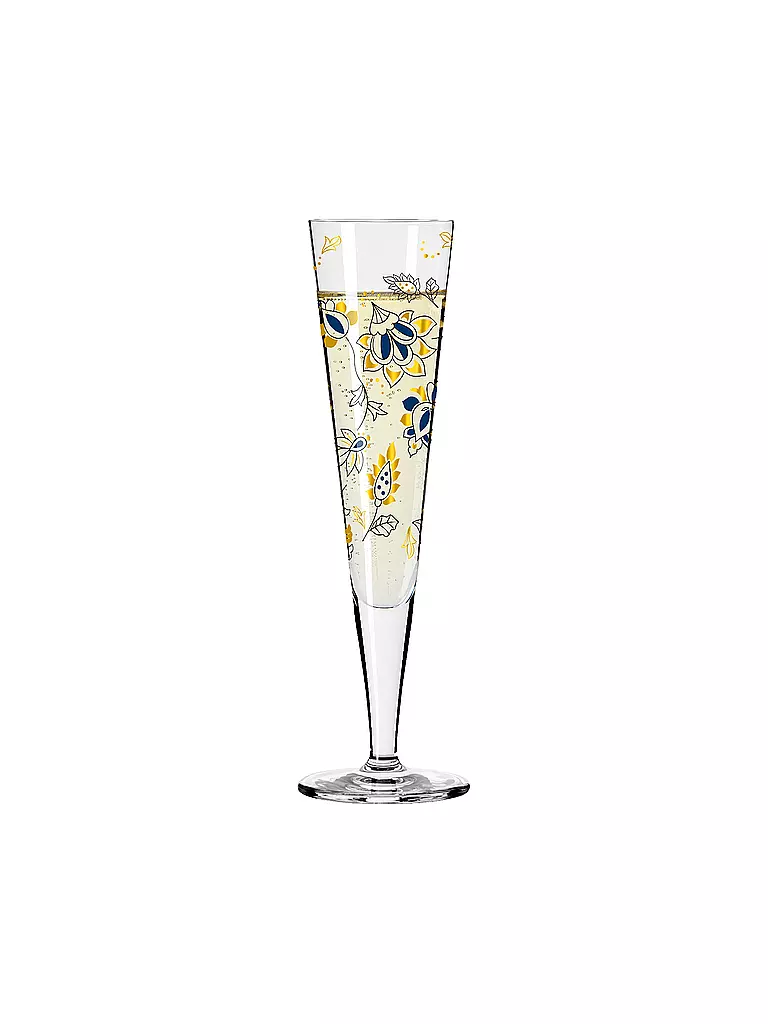 RITZENHOFF Champagnerglas GOLDNACHT # 44 Kordes gold
