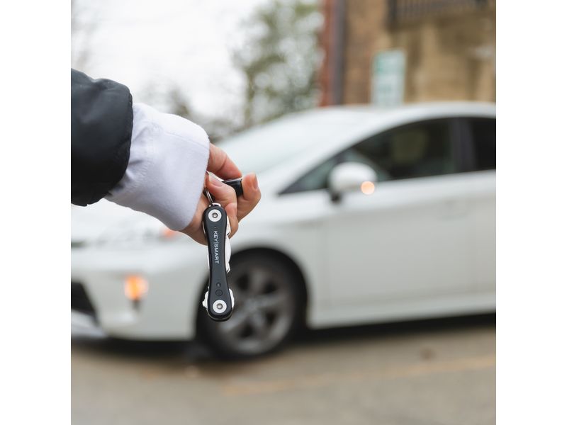Keysmart iPro, Schwarz Smart Key Organizer, der mit der Apple Find My App funktioniert