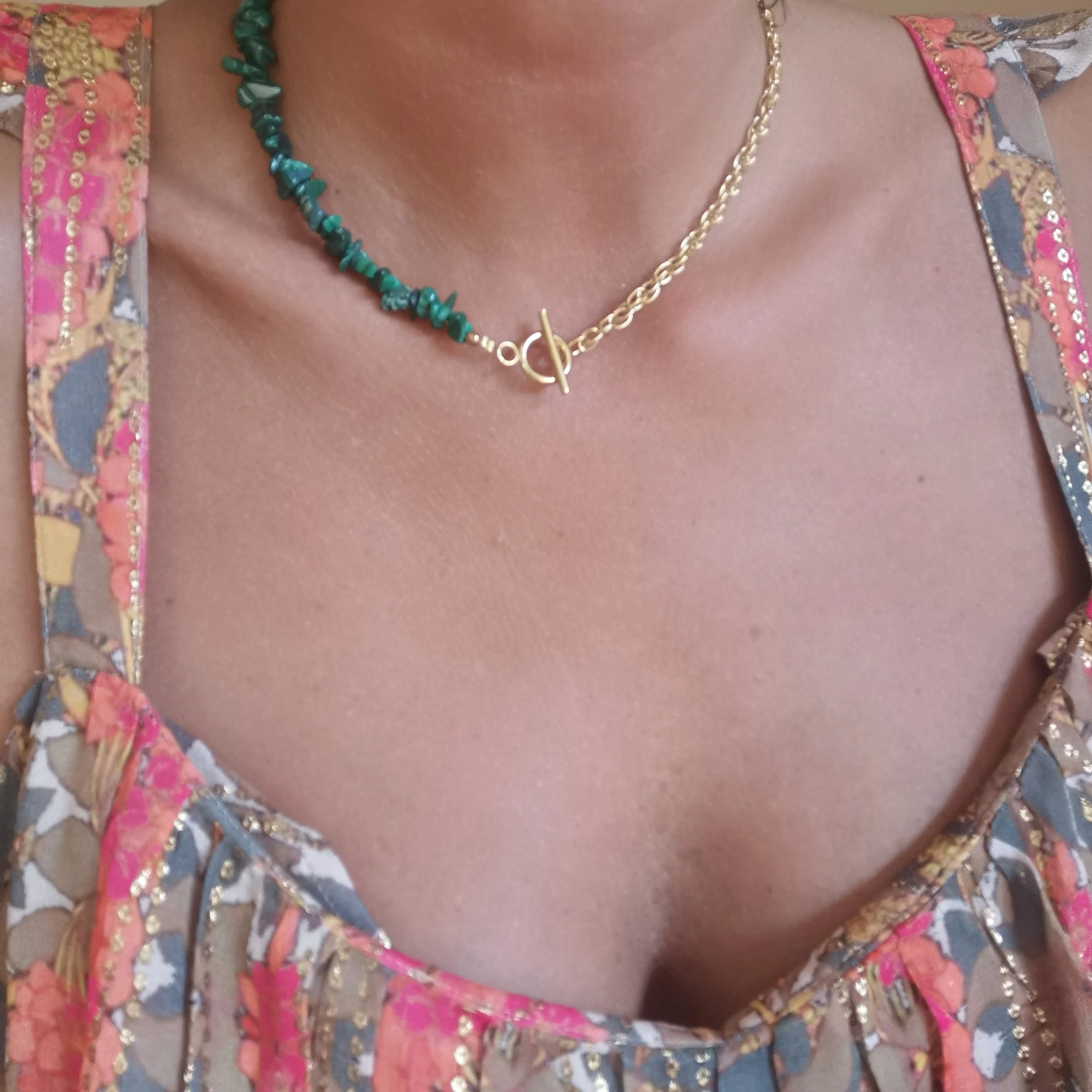 ISABELLE - Collier amazonite | Bleu