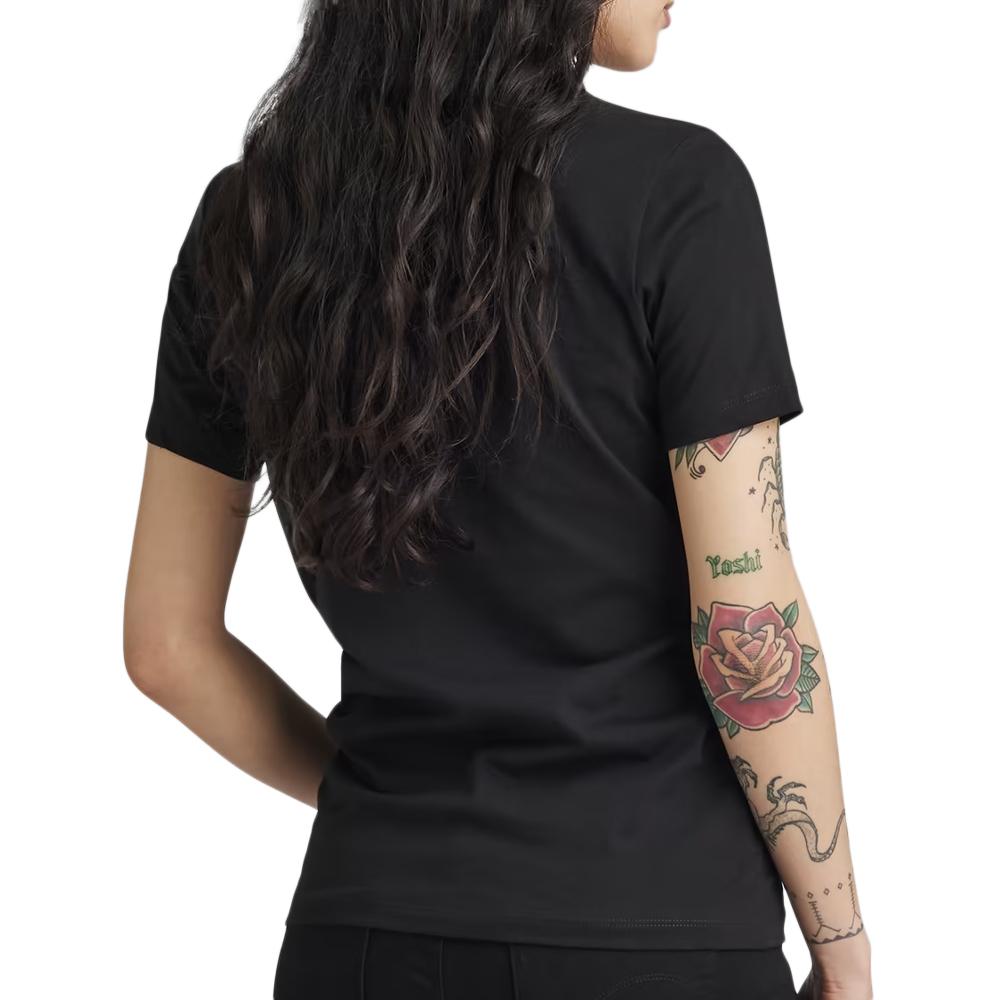 T-shirt Noir Femme G-Star Raw Anglaise Graphic Raw