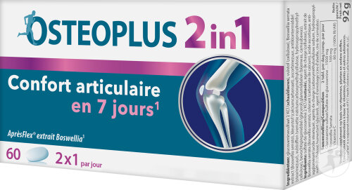 Osteoplus 2en1 Complément Alimentaire Confort Articulaire Et Cartilage Sain 60 Comprimés