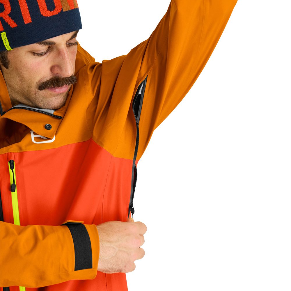 ORTOVOX 3L Ravine Hardshelljacke Herren hot orange
