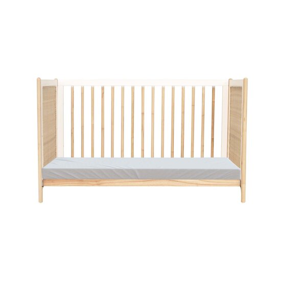 Océania lit 60x120 tressage rotin   Neige        de               Théo