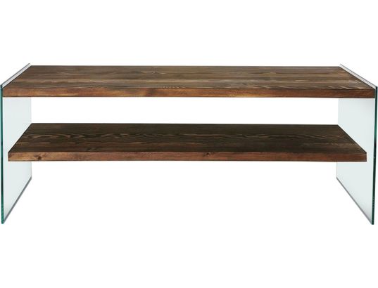 CONCEPT1 - Meuble TV Tv103 noyer 120 x 35 x h45 cm