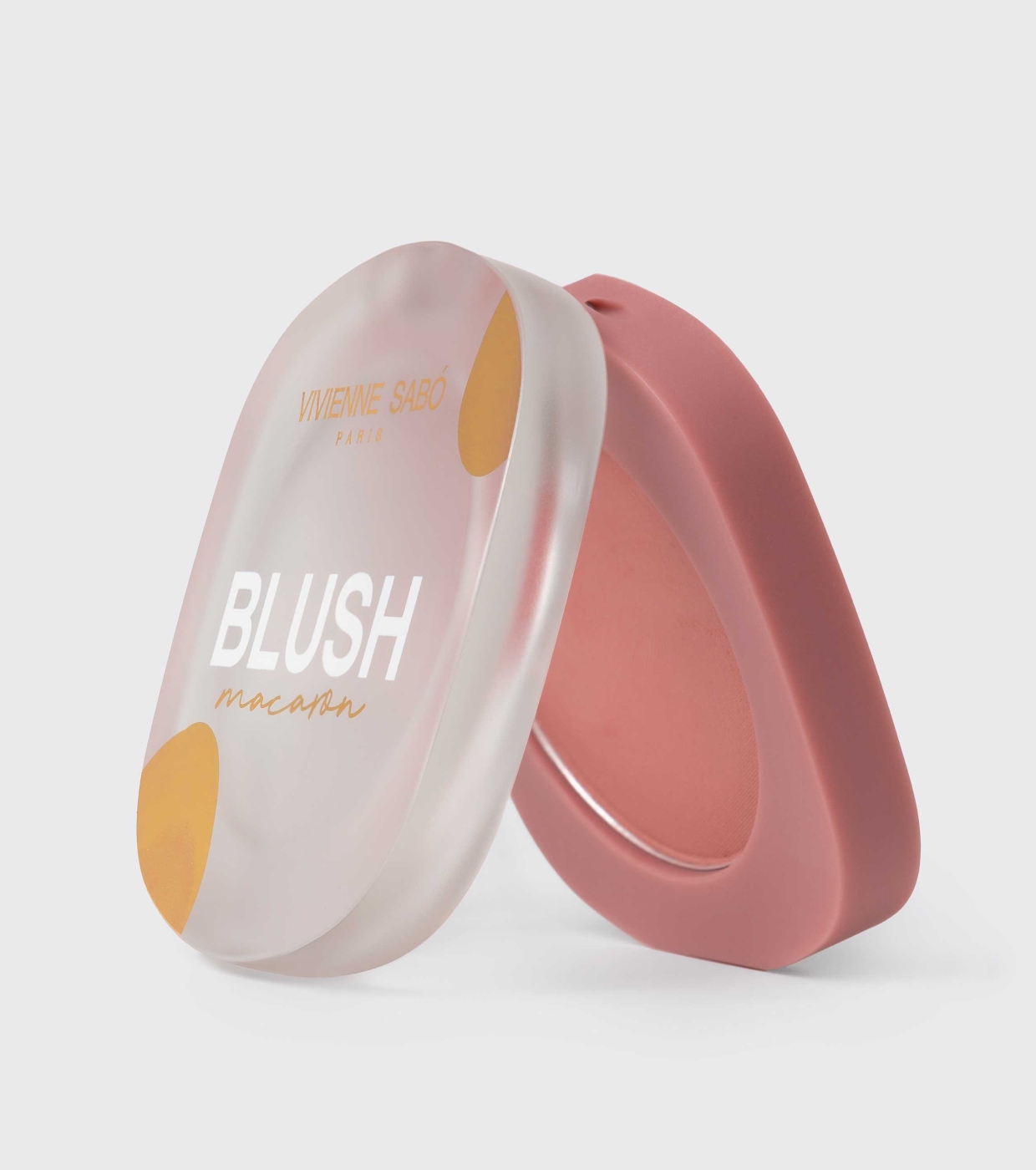 Vivienne Sabó - Blush em Pó Matte Macaron - 04: Natural Pink