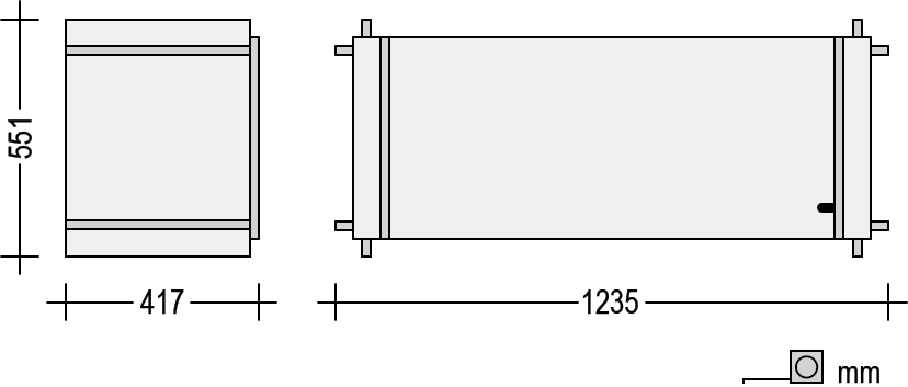 KILO wandkast KiloWatt Lade Ebony