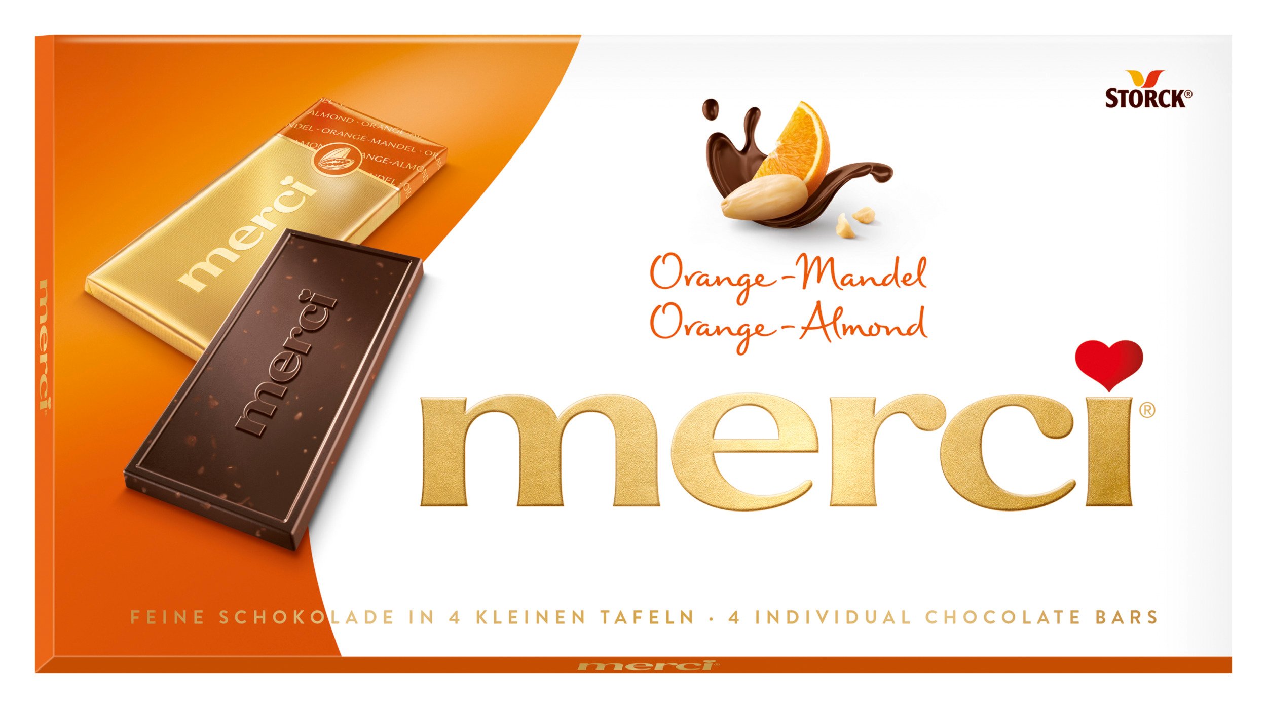 merci Orange-Mandel Tafel