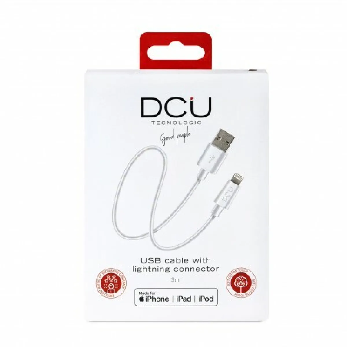 DCU TecnoLogic USB-MFi iPhone Connect 2M