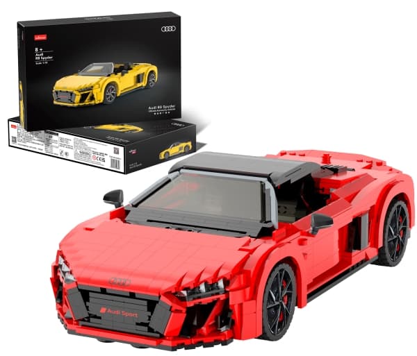 RASTAR 1:14 modellbil AUDI R8 Spyder Bricks, 93800