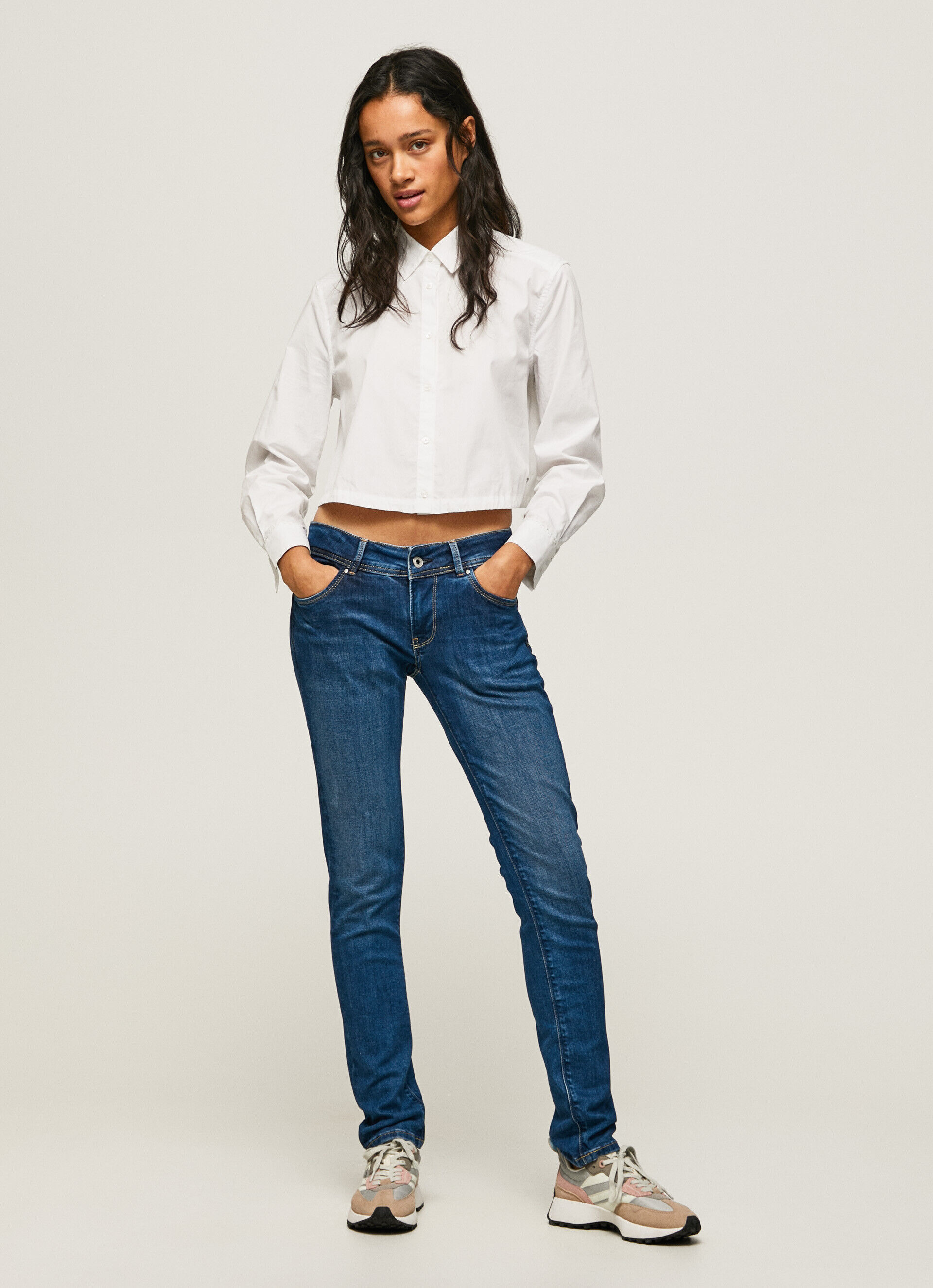 JEAN NEW BROOKE REGULAR MÉDIO SHOT - jeans